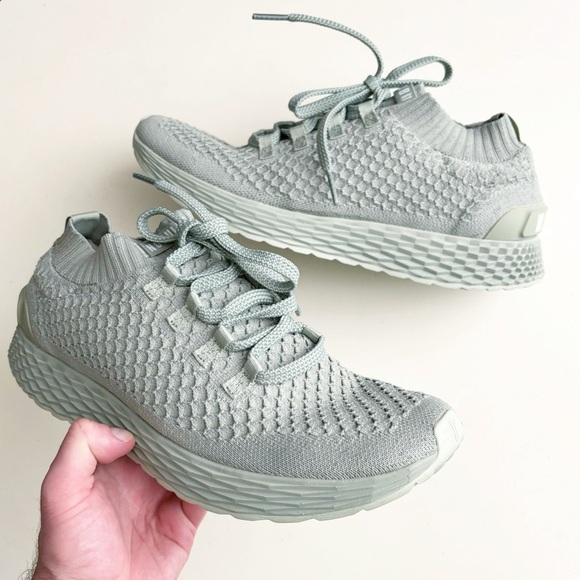 Nobull Men's Allday Knit Running Sneaker Size 12.5 Seafoam Green Reflective - Picture 1 of 11